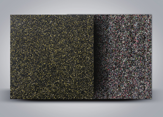 黃+白點復(fù)合橡膠地板